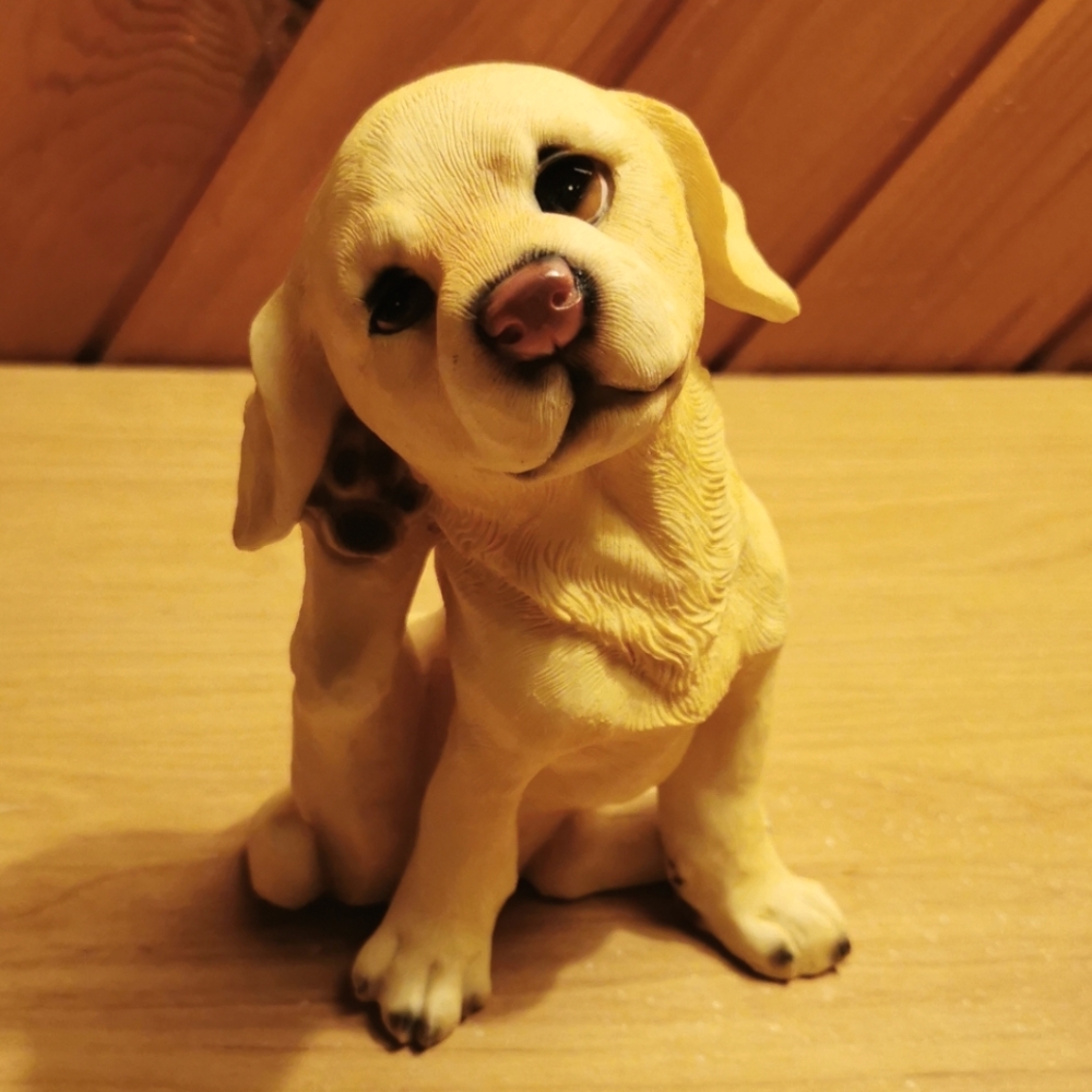 Labrador Retriever Puppy Dog Figurine